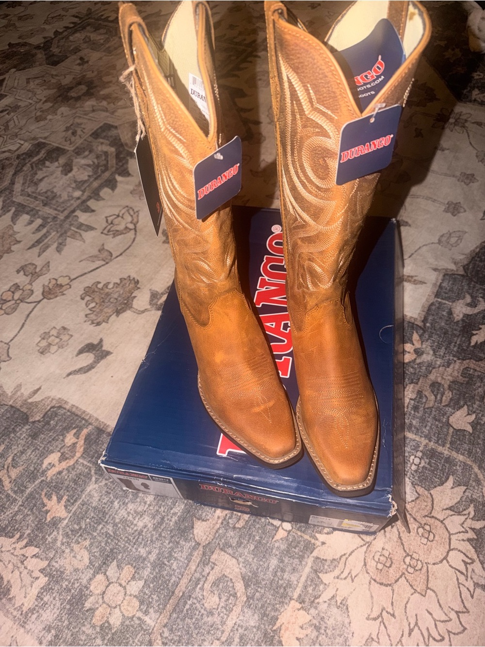 Durango Crush Western Cowgirl Jealousy Snip Toe Boots Brown RD3514
Womens 9.5M